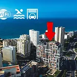 Ed Elite 3F Apartamento a 5 min a pé da Praia da Rocha com piscina e garagem